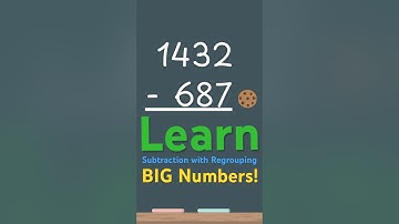 How to Subtract with BIG Numbers Regrouping | Easy Math Lesson for Kids