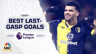 Top ten stoppage-time Premier League goals of 2023 | NBC Sports