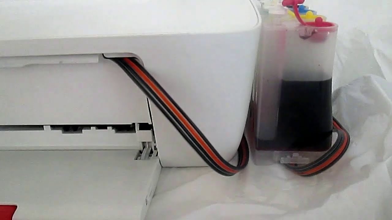 LIMPIEZA Y PURGADO DE CARTUCHOS DE IMPRESORA HP 1115 CON SISTEMA DE TINTA  CONTINUA - YouTube