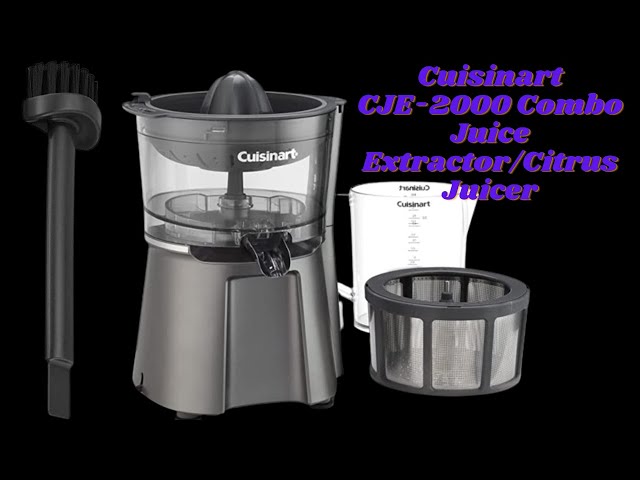 Cuisinart Combo Juice Extractor/Citrus Juicer