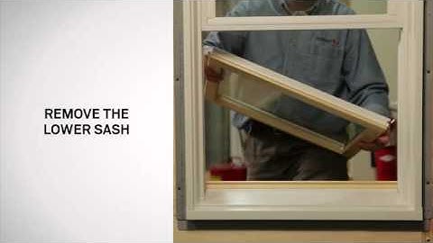 Replacing the Sash on 400 Series Tilt-Wash Double-Hung Windows | Andersen Windows
