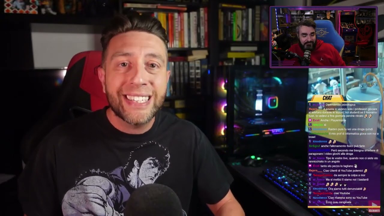 Raiden reagisce a Il Forla sulla Scuola contro i Videogiochi