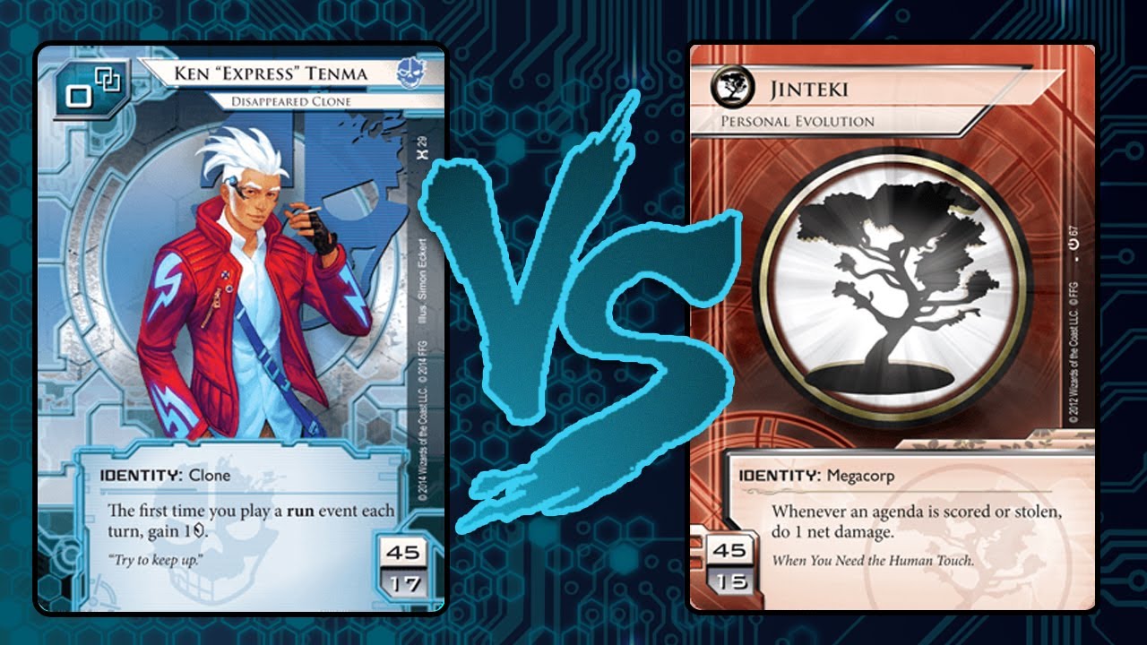 [EN] Android: Netrunner - In English #31 Ken Party Animal VS Jinteki PE ...