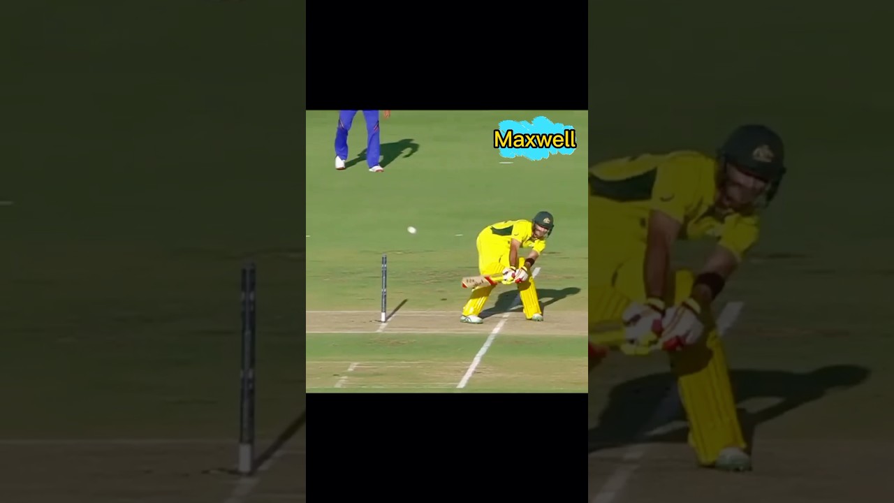 Maxwell On Fire 💥💥 Super Reverse Six 🏏 