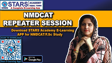 NMDCAT Repeater Classes | #NMDCATRepeaterSession by @StarsAcademyLahore1