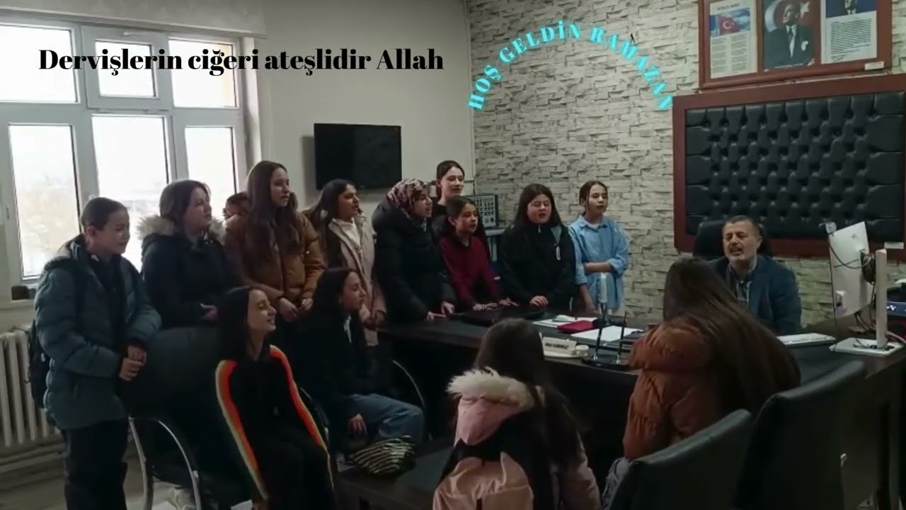 Kabe de hacılar hu der Allah