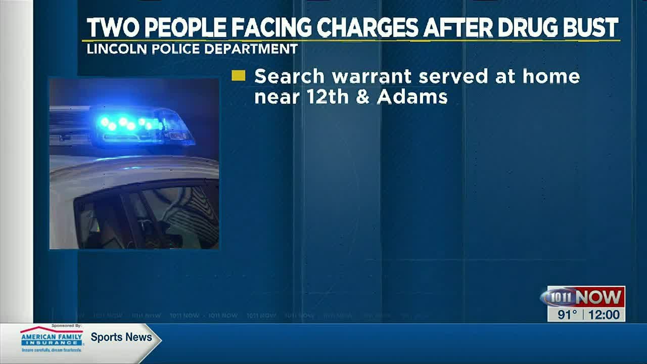 Two people facing charges after drug bust - YouTube