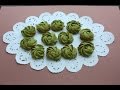 How to make Green tea cookie　Recipe 絞り出しクッキー(抹茶味) 作り方