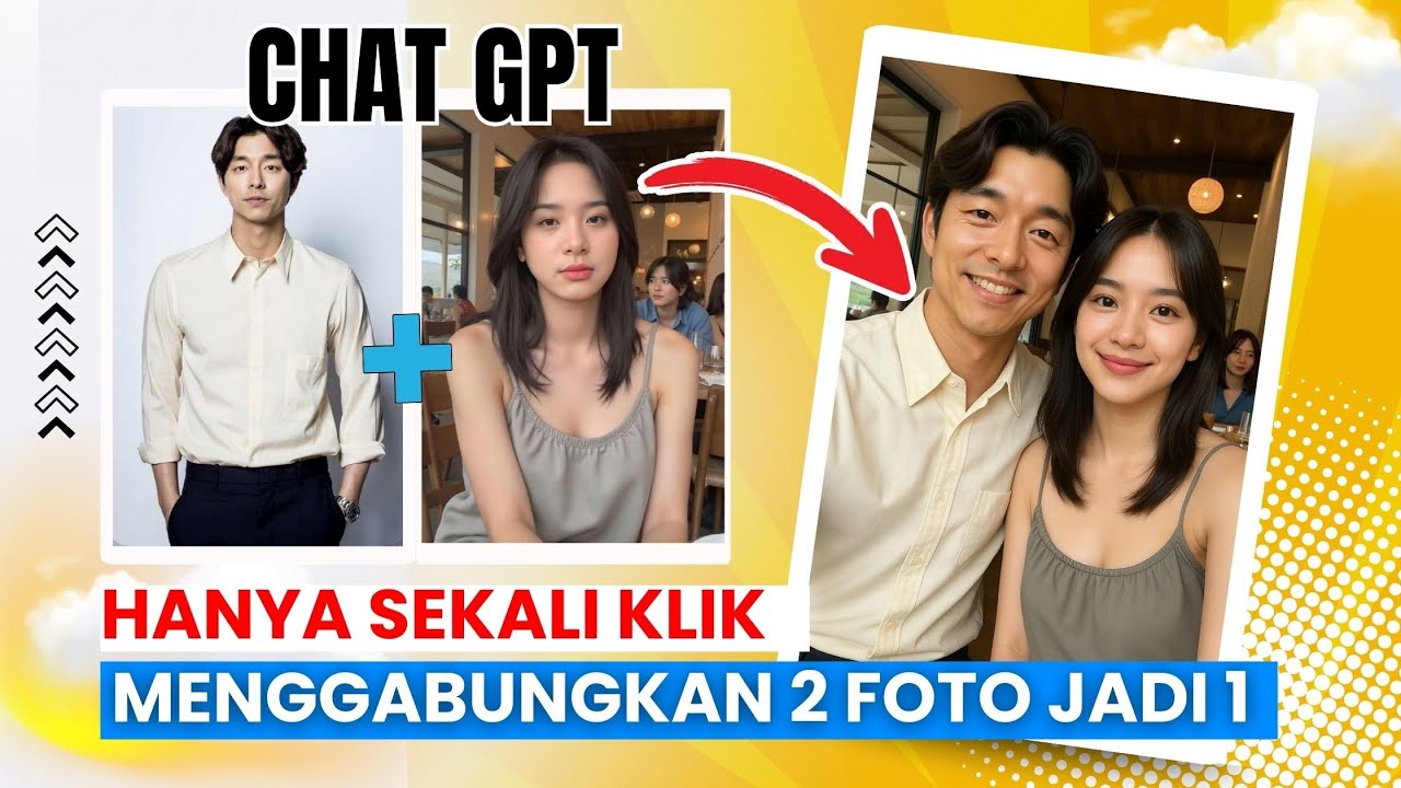 VIRAL Cara Gabungkan 2 Foto Jadi 1 Pakai Chat GPT Gratis YouTube Viral cara gabungkan 2 foto jadi 1 pakai chat gpt gratis youtube
