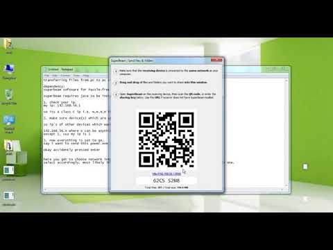How to transfer files from PC to any device in same network
