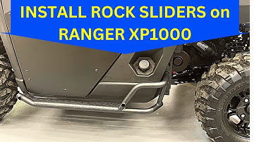 Rock Sliders Kimimoto NERF BARS  Install  on Ranger XP1000