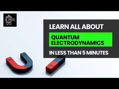 Learn all about Quantum Electrodynamics (QED) in LESS THAN 5 minutes - Physics
