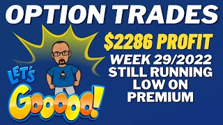 $2286 Profit! Options Portfolio Weekly Update | Week 29 2022 | Earnings Week | Stock Market Crash