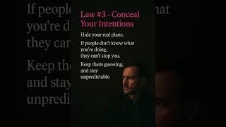 Law #3 – Conceal Your Intentions | 48 Laws of Power | Dark Psychology Strategy