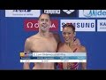 2015 FINA World Championship: USA 2nd in Synchro Mixed Duet Free