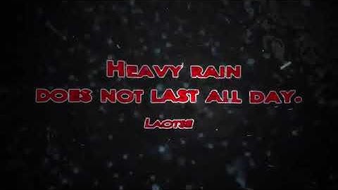 Particular RainDrops in AfterEffects