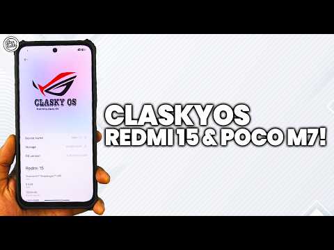 DIJAMIN SMOOTH! Install ClaskyOS REDMI 15 & POCO M7 - FITURNYA LEBIH LENGKAP & LEBIH STABIL!