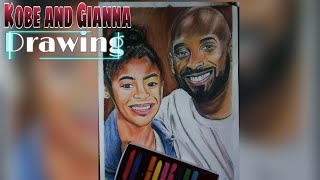 Drawing Kobe Bryant and Gianna Bryant  / Rest In Peace | SOFT PASTELS | BY:Edmar Casinillo screenshot 4