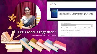Fothergill operation | Vaginal Hysterectomy | International Urogynecology Journal | Dr Deeksha