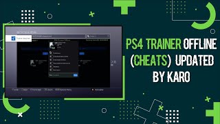 PS4 Trainer Offline (Cheats) Updated By Karo | Tutorial Step By Step screenshot 1