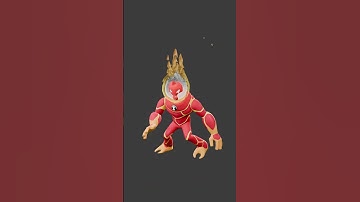 Heatblast test #ben10reboot   #memes #cartoon  #blender3d #funny