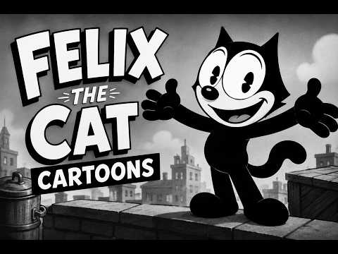 Felix the Cat Classic 1920s Cartoons |  Felix Finds Out