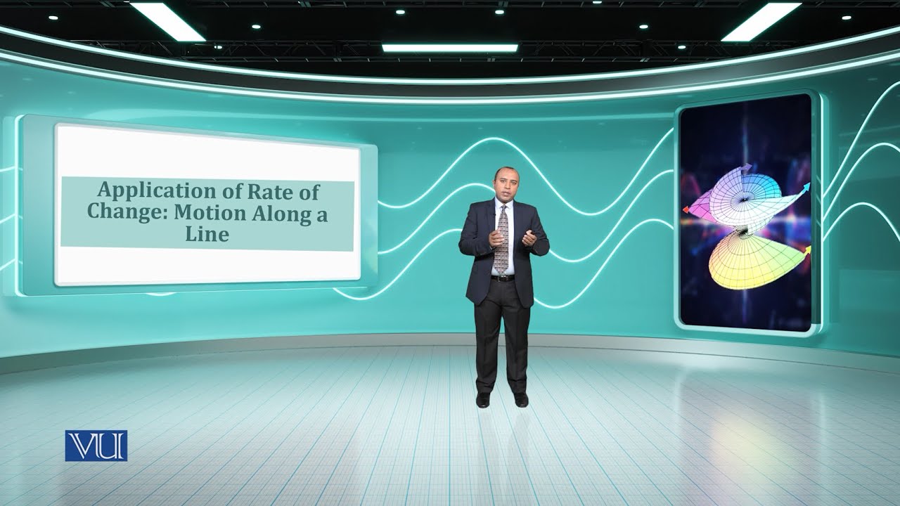 Application of Rate of Change: Motion Along a Line | Calculus 1 | MTH5101_Topic088