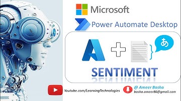 Power Automate Desktop : 148 || Working with "Sentiment" Action (Microsoft || Text Analytics)