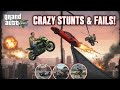 GTA V Stunts race with different cars &bike. #gta #gtacarmeets #gtav #gta6 #gta6trailer