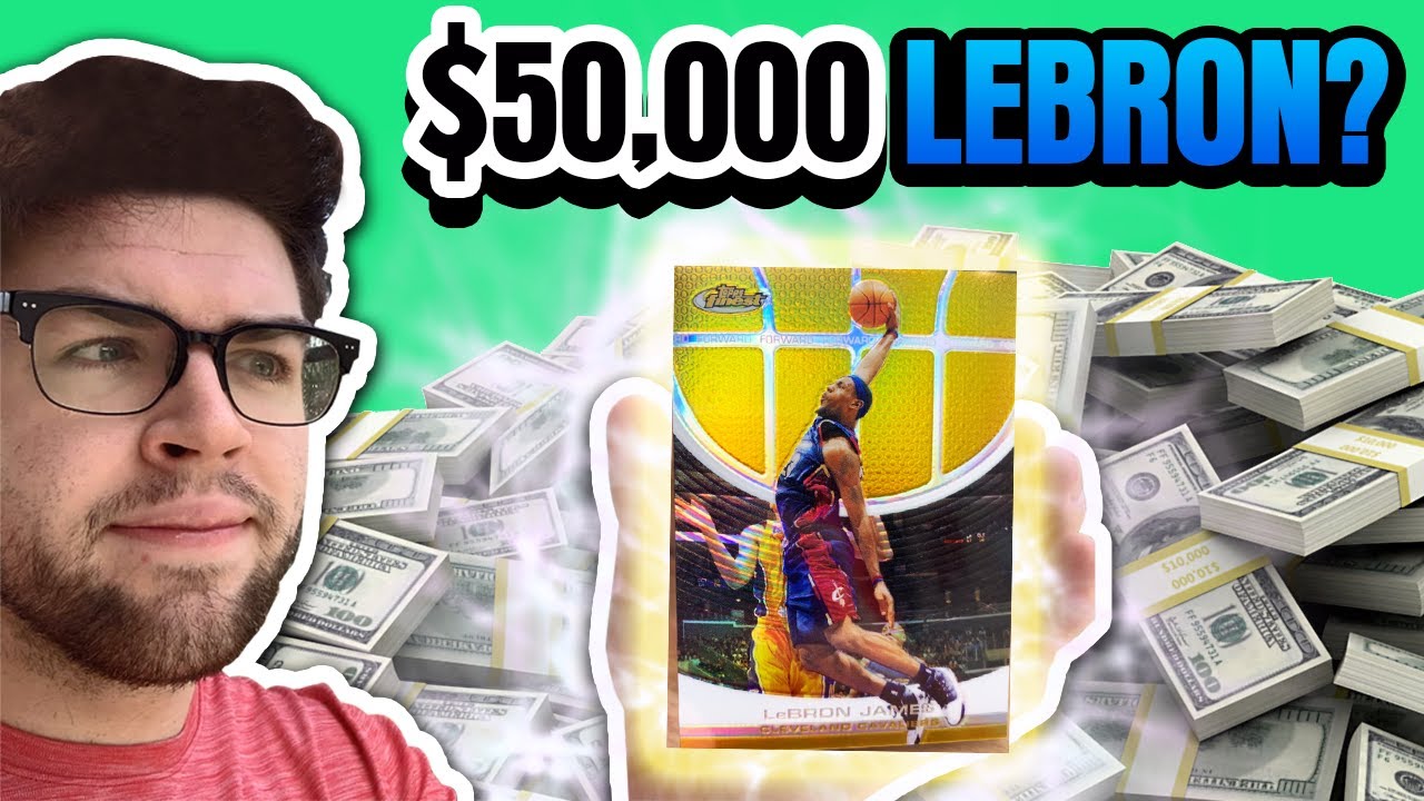 I Pulled a $50,000+ LeBron James GOLD Basketball Card!