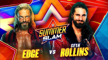 WWE 2K20 Edge vs Seth Rollins Prediction Highlights