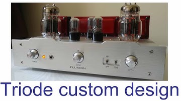 introducing 6C33C-B SE integrated Triode amp A-331 ; FLUXION custom design
