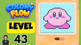 Colony flow Level 43 Full Walkthrough Solution