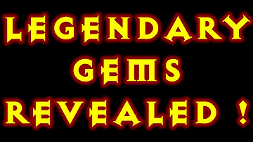 Diablo 3 Legendary Gems Revealed! PTR 2.1