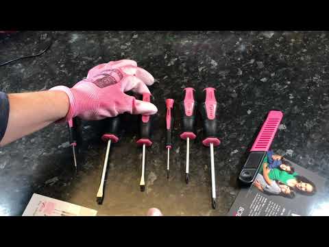 Apollo Tools 6 Pink Screwdrivers set from the USA. UNBOXING and thoughts