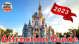 Magic Kingdom ATTRACTION GUIDE - 2023 - All Rides + Shows - Walt Disney World