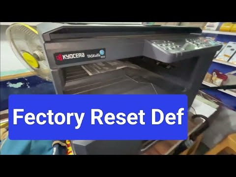 Kyocera Taskalfa 1800 Xerox Printer Set Factory Def | 👉 एक ज़रूरी Setting आपके Xerox Machine k life