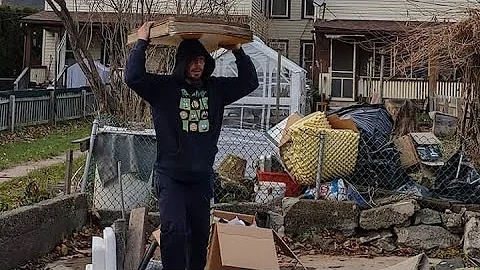 Backyard CLEANUP Weatherly Pennsylvania Homeowner ...