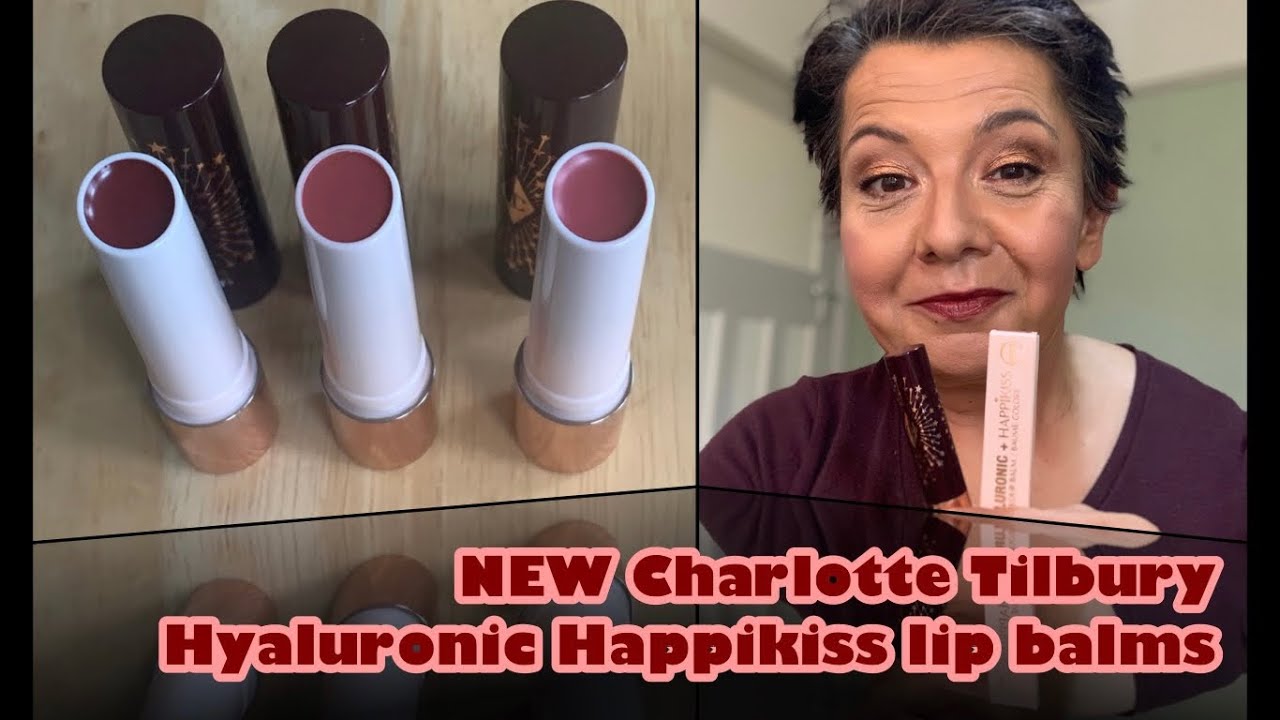 NEW Charlotte Tilbury Hyaluronic Happikiss lip balms