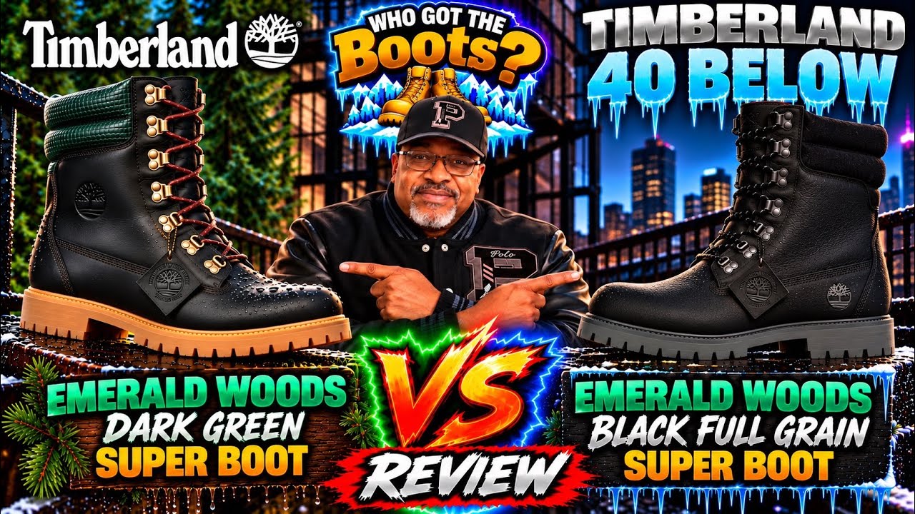 Timberland Super Boot 40 Below 8 Inch Black Emerald Woods Leather TB0A2MYW 10.5 Look deeper into the details. The Emerald Woods Super Boot main image 2
