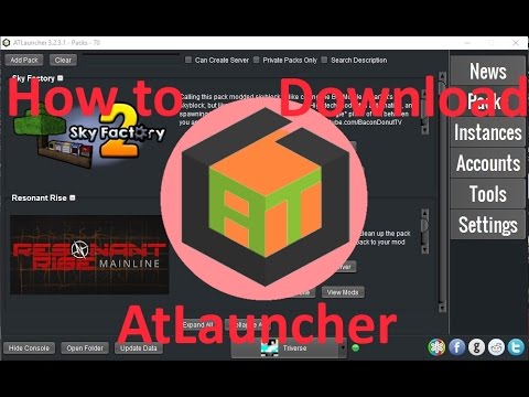 ATLauncher - Help - How to add an account