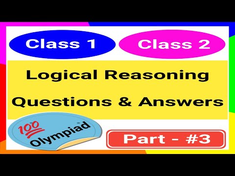 Logical Reasoning Question Answers Class 1 and Class 2 | Math & Logical reasoning Quiz