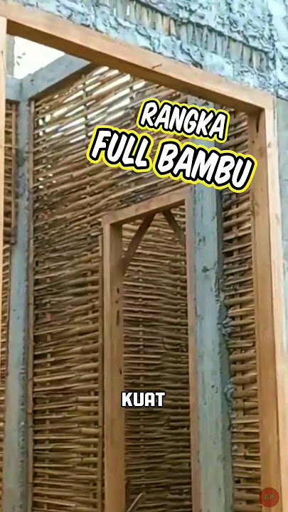 Rumah Rangka Bambu #shorts