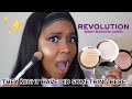 NEW REVOLUTION GLOW SPLENDOUR HIGHLIGHTER REVIEW AND SWATCHES ON DARK SKIN