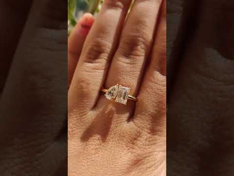 Lab Grown Diamond Engagement Ring💎🎄🎁