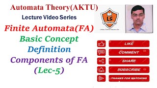 Finite  Automata | Definition |  Block diagram of FA |