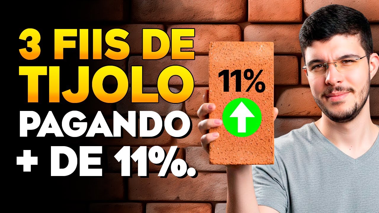 3 FUNDOS IMOBILIÁRIOS de TIJOLO PAGANDO + 11% DE RENDA! VEJA ANTES QUE SEJA TARDE!