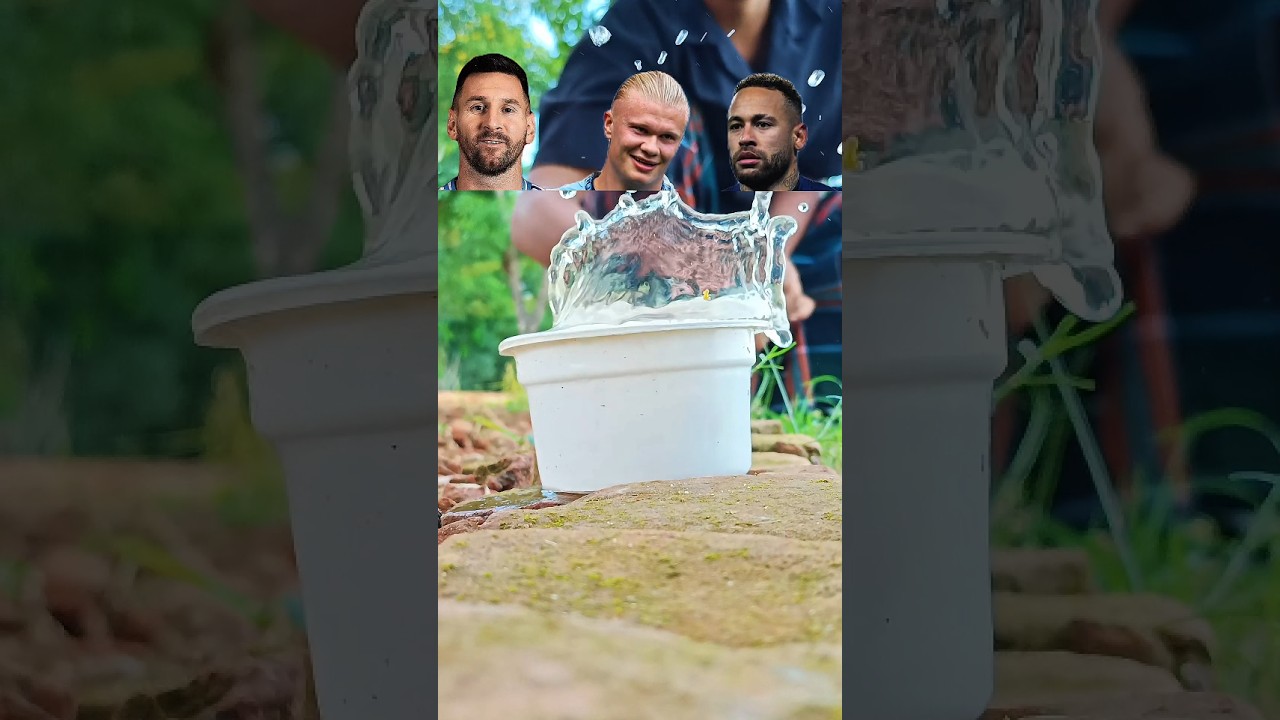 Messi VS Haaland VS Neymar Jr  Funny dropped challenge Don't miss the last winner 🏆🏆🏆