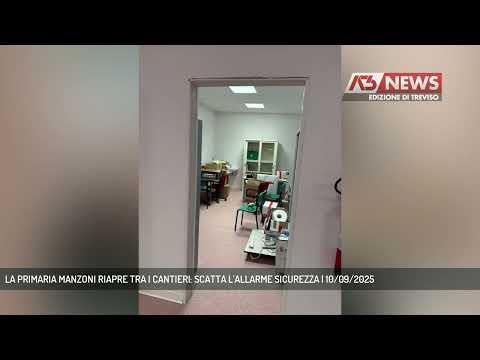 LA PRIMARIA MANZONI RIAPRE TRA I CANTIERI: SCATTA L'ALLARME SICUREZZA | 10/09/2025