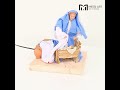 Video: “Quality” Animated Virgin Mary, 30 cm Nativity Figure